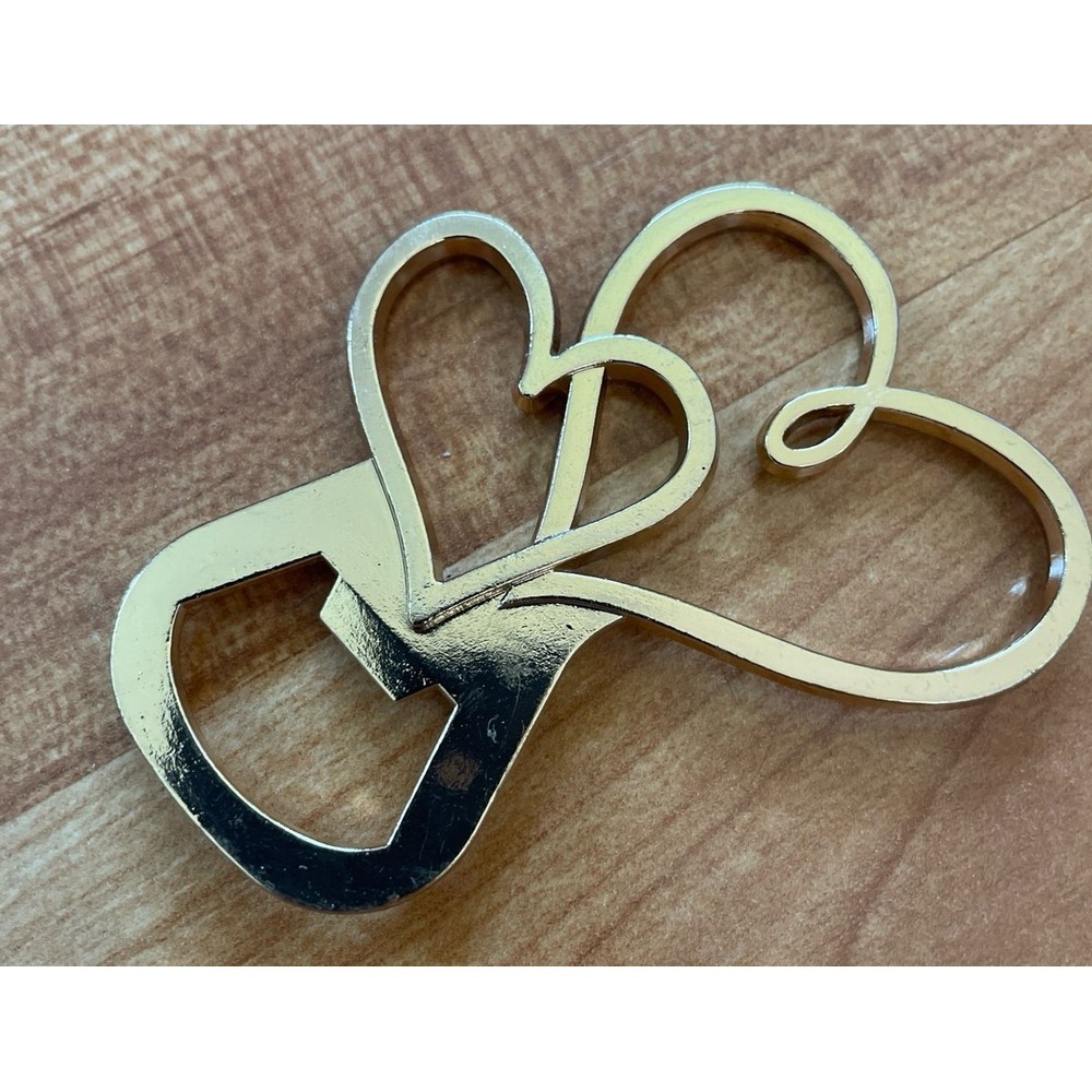 Double heart‎ style Beer Bottle Opener